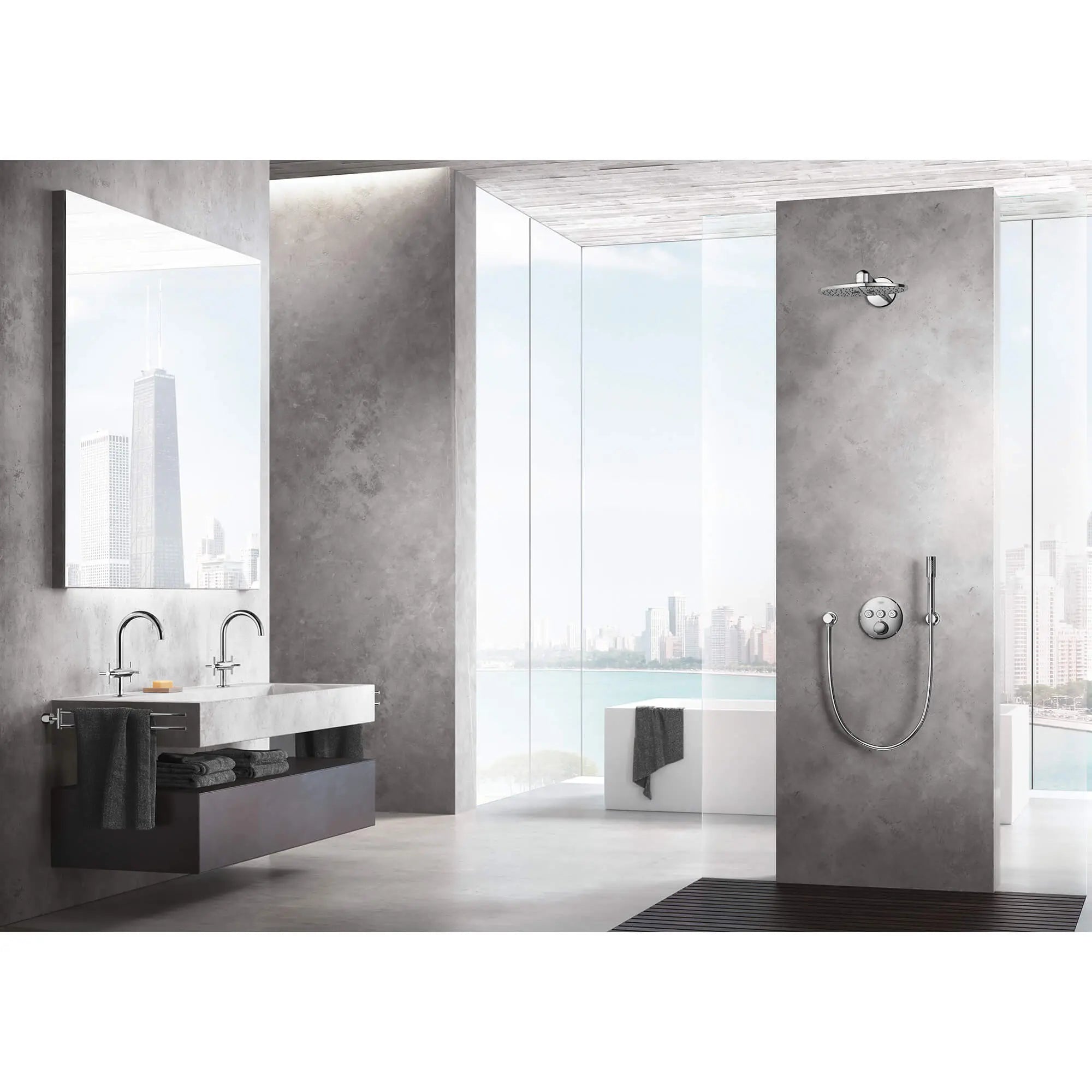 Sena Douchette - 1 jet d’aspersion // CHROME STARLIGHT GROHE // 1005_26465000-hand-shower-enviro-3_0_CDNwebp.webp