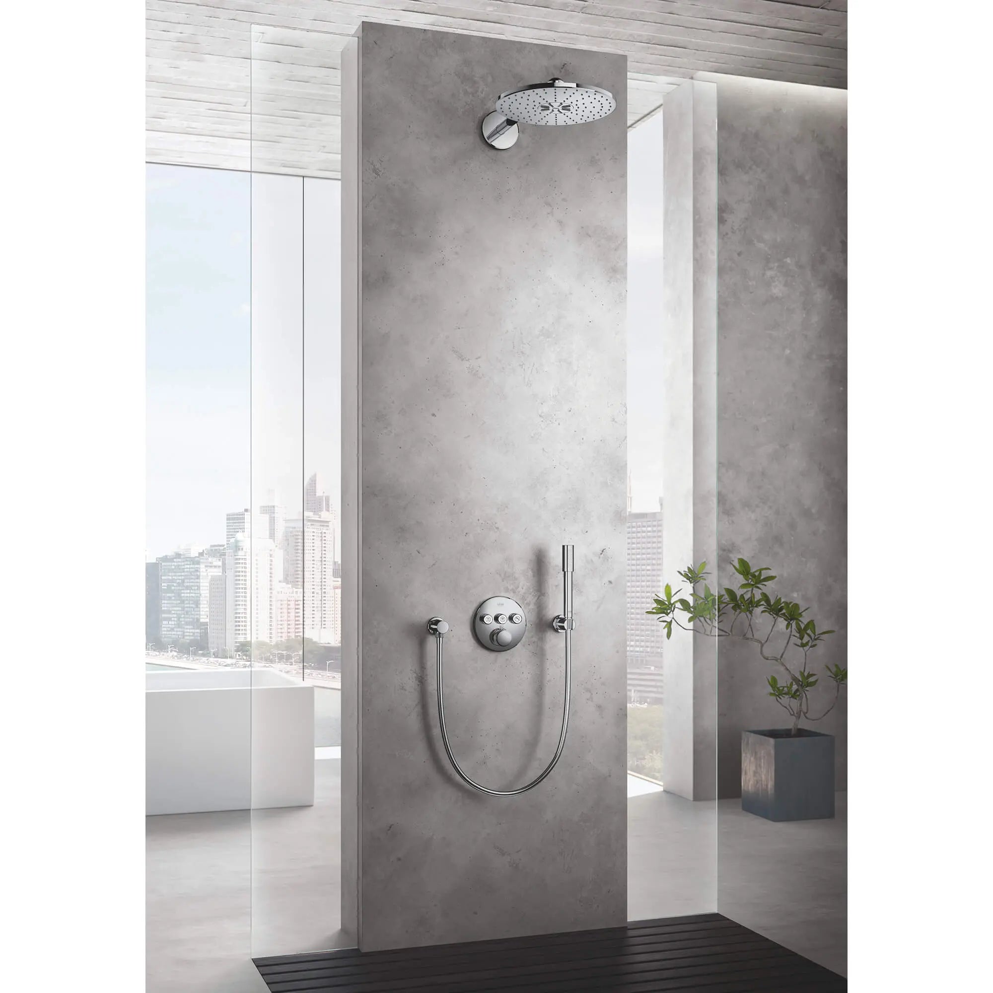 Sena Douchette - 1 jet d’aspersion // CHROME STARLIGHT GROHE // 1006_26465000-hand-shower-enviro-2_0_CDNwebp.webp