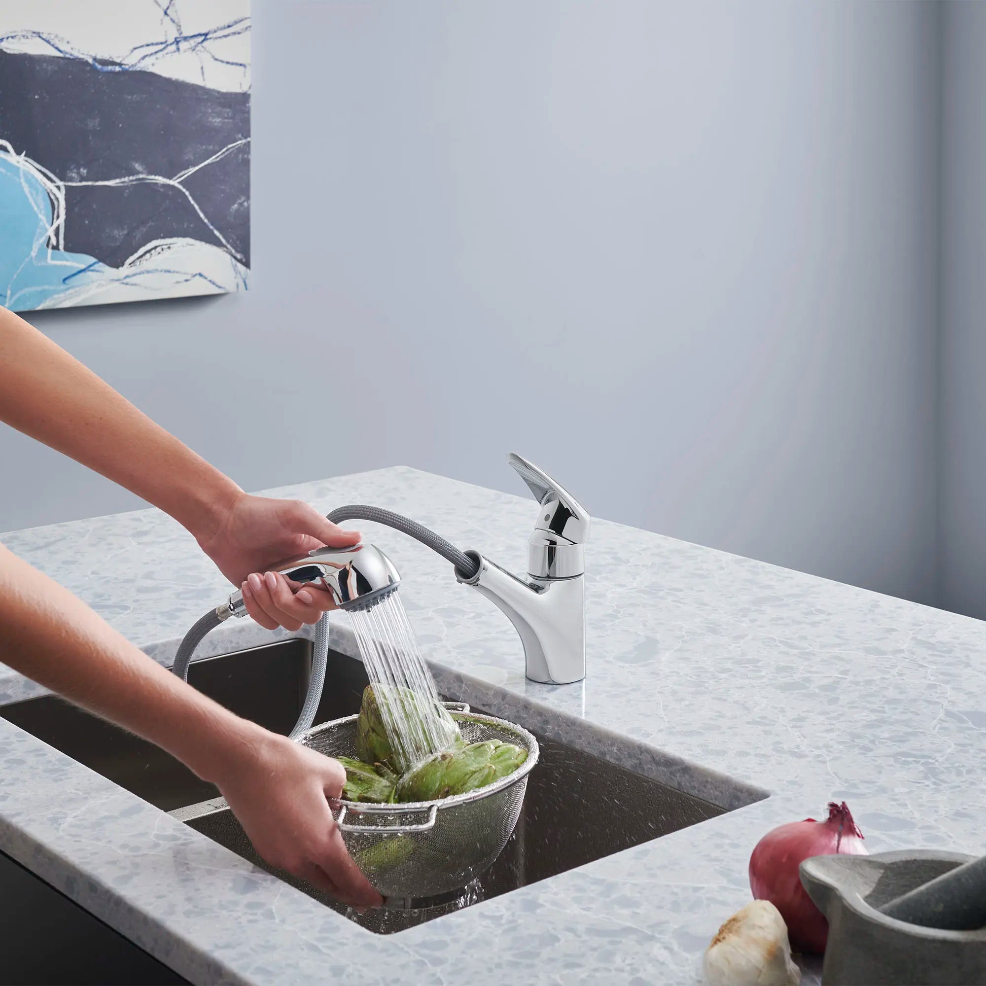 Eurodisc Robinet à douchette rétractable double jet // CHROME STARLIGHT GROHE // 100708_L-33330001_1_CDNwebp.webp