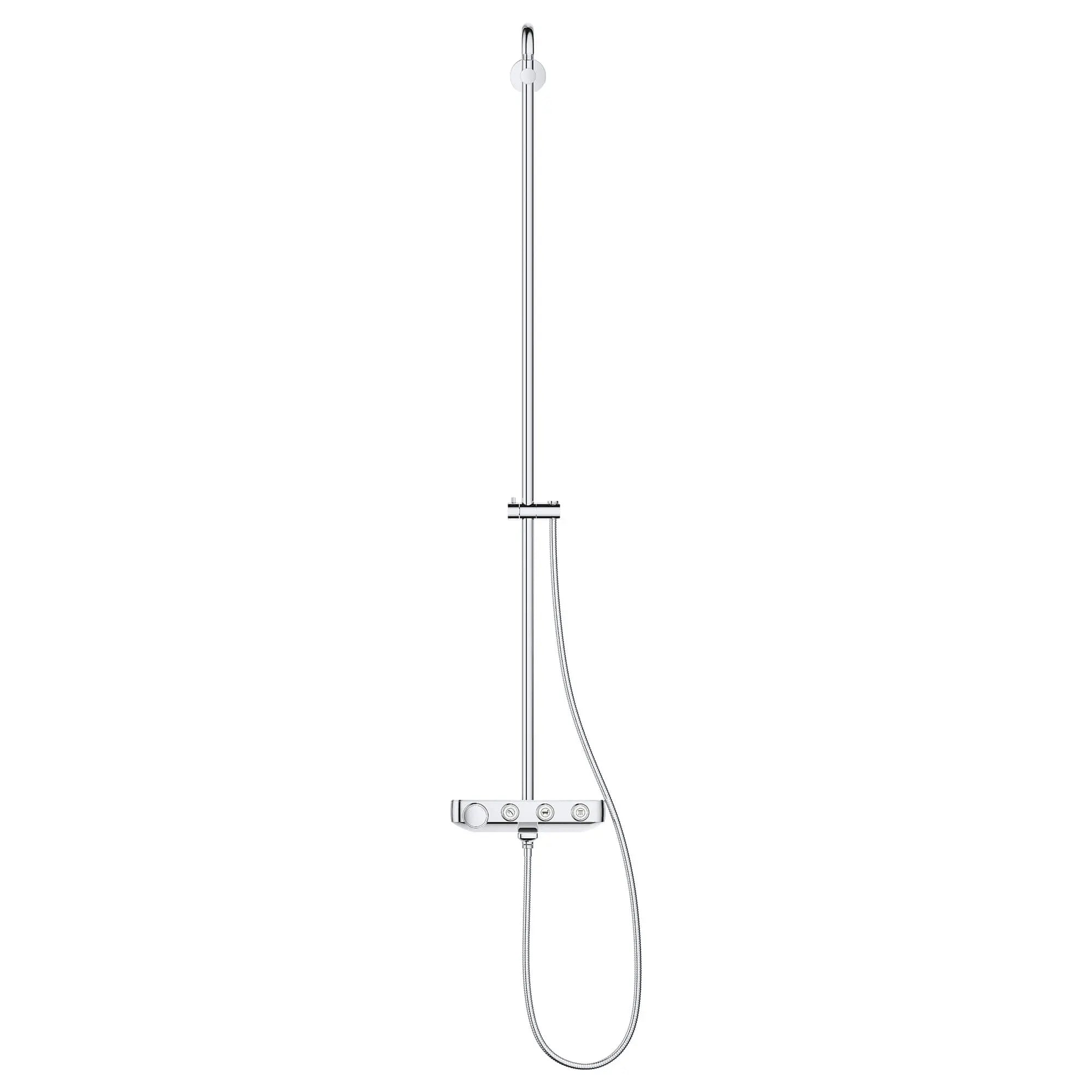 Euphoria SmartControl GROHE Système de baignoire/douche // CHROME STARLIGHT GROHE // 1047_26512000-shower-system-with-bath-thermostat-for-wall-mount-enviro-1_0_CDNwebp.webp