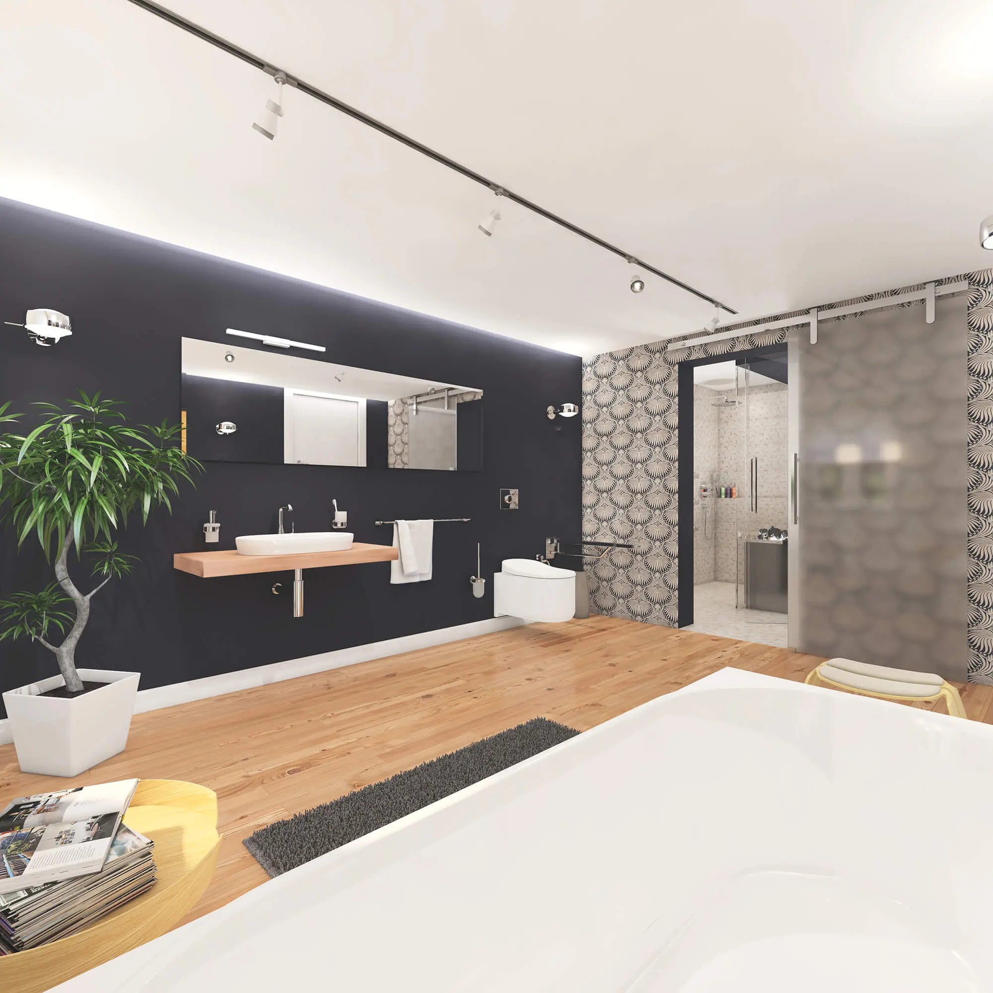 Rainshower Cosmopolitan 310nPomme de douche - 1 jet d’aspersion // CHROME STARLIGHT GROHE // 1131_27478000-shower-head-1-spray-enviro-1_0_CDNwebp.webp