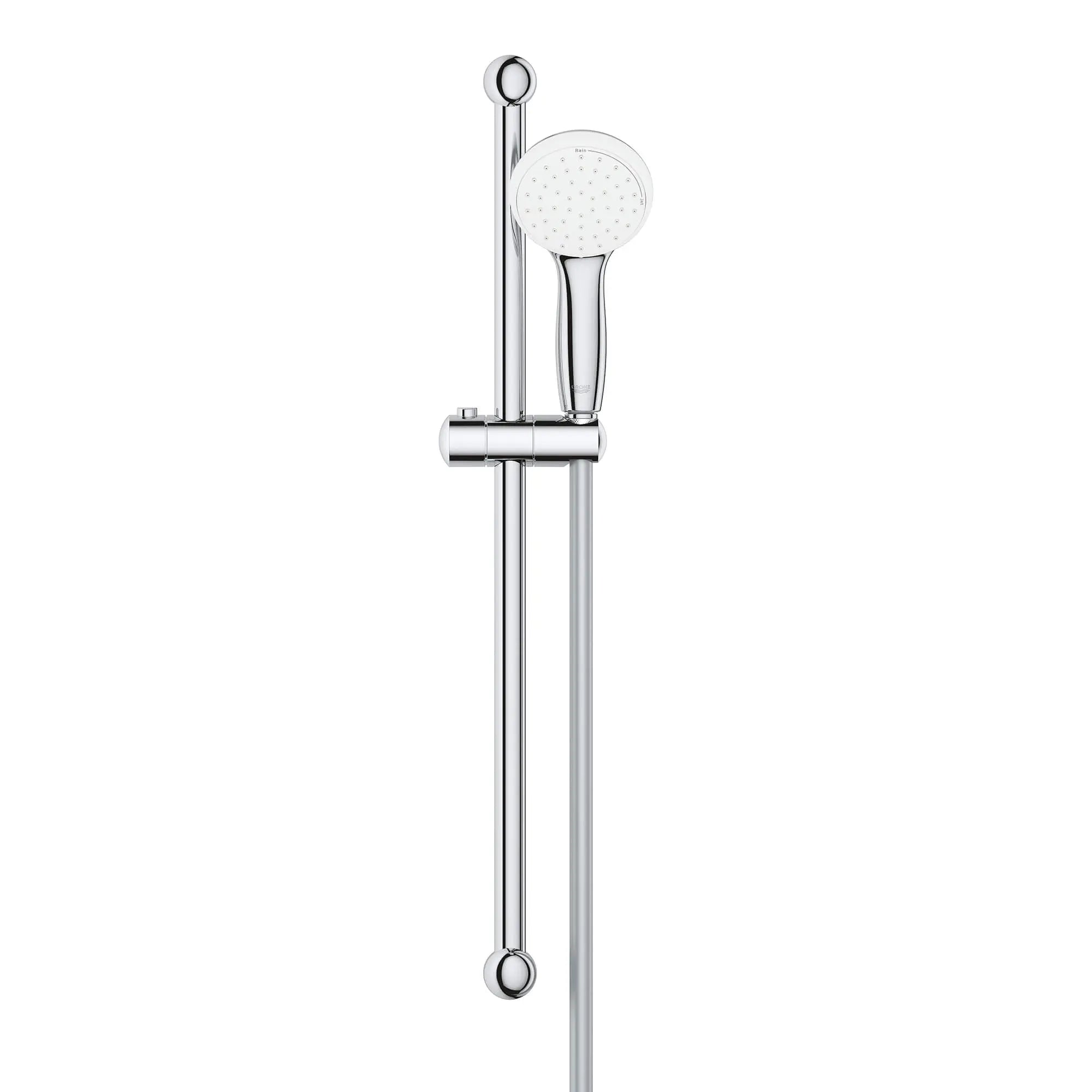 Tempesta Contemporary 100 Ensemble de douche – 2 jets d’aspersion // CHROME STARLIGHT GROHE // 1157_2759810e-shower-rail-set-2-sprays-enviro-1_0_CDNwebp.webp
