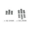 [0128300M] O-Ring (6 X 2mm) - GROHE StarLight Chrome