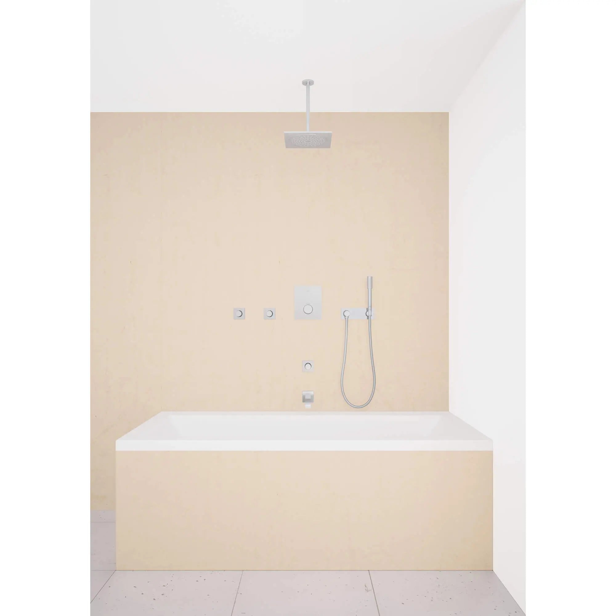 GrohTherm F Garniture de soupape de commande de débit // CHROME STARLIGHT GROHE // 1188_27623000-volume-control-valve-trim-enviro-5_0_CDNwebp.webp
