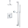 [118050] Modern Square Thermal Dual Function Shower Kit, 24 L/min (6.3 gpm) - unknown