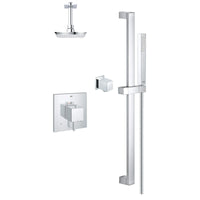 [118050] Modern Square Thermal Dual Function Shower Kit, 24 L/min (6.3 gpm) - unknown