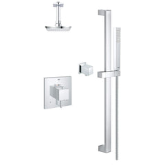 [118050] Modern Square Thermal Dual Function Shower Kit, 24 L/min (6.3 gpm) - unknown