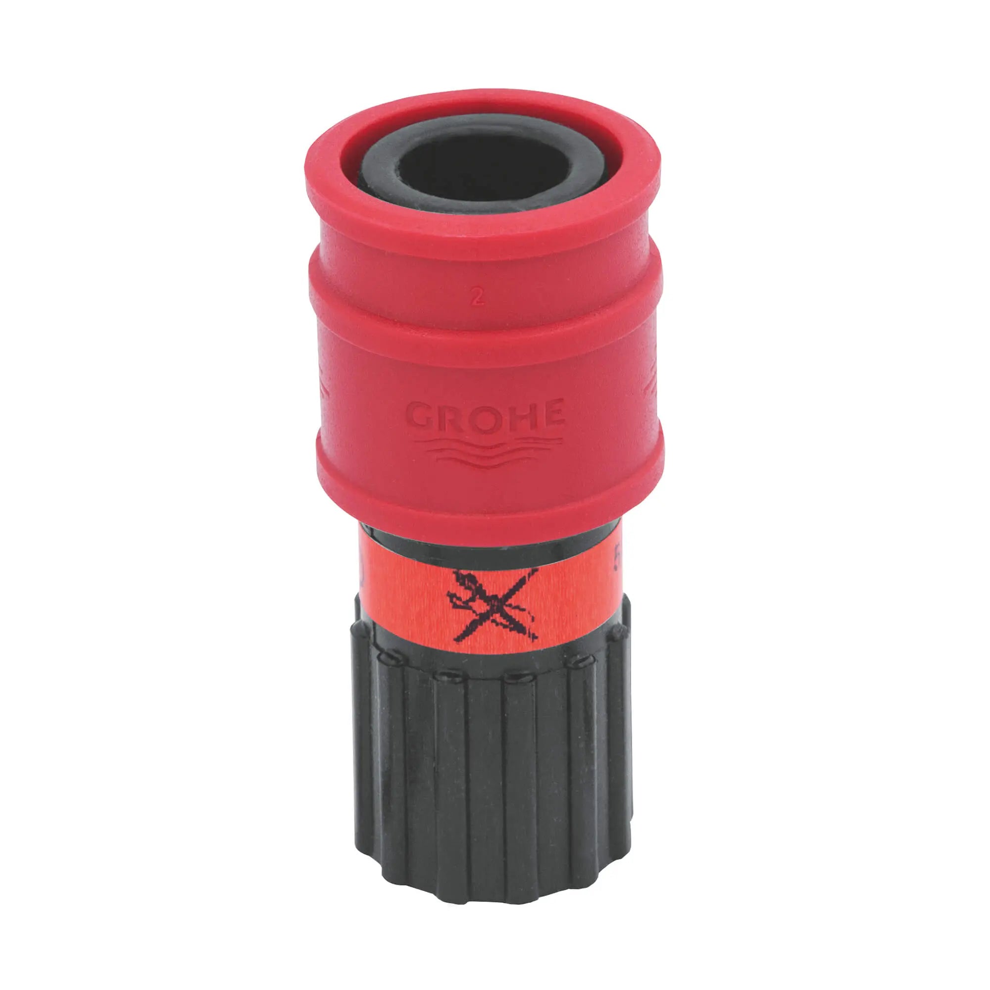 Accouplement à déclic Quick Connect de GROHE avec limiteur de débit // CHROME STARLIGHT GROHE // 11907_12365000-quick-coupling_0_CDNwebp.webp