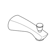 [13190EN0] Diverter Tub Spout - GROHE StarLight Chrome