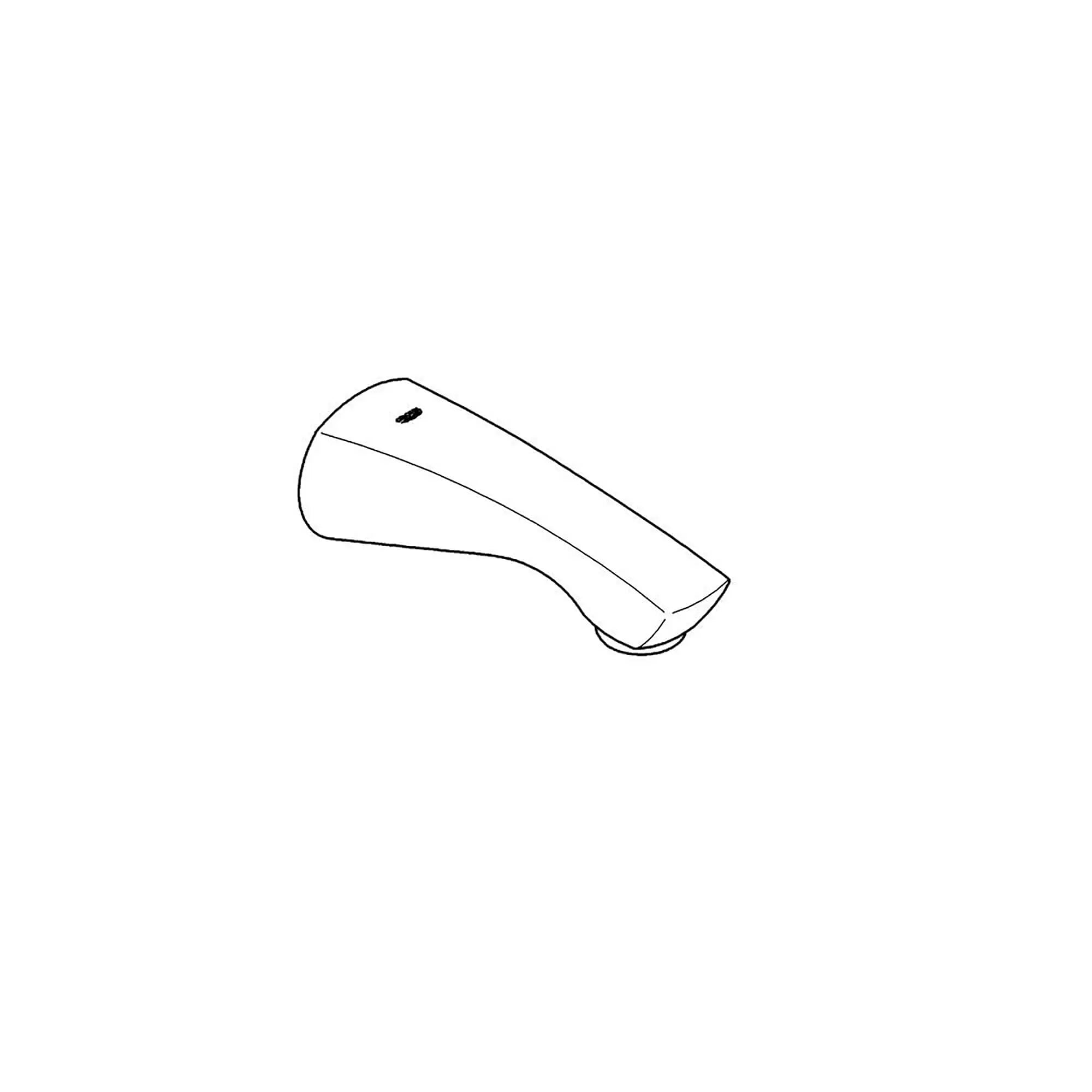 Bec de bain de 6 po // NICKEL BROSSÉ INFINITYFINISH // 11963_13191EN0-Arden-Tub_Spout_0_CDNwebp.webp