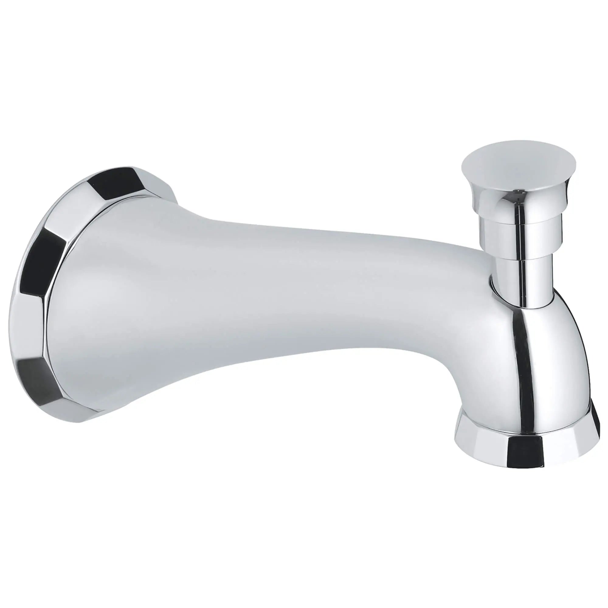 Bec de bain avec inverseur // CHROME STARLIGHT GROHE // 11968_13194000-kensington-wall-mounted-spout-with-diverter-starlight-chrome_0_CDNwebp.webp