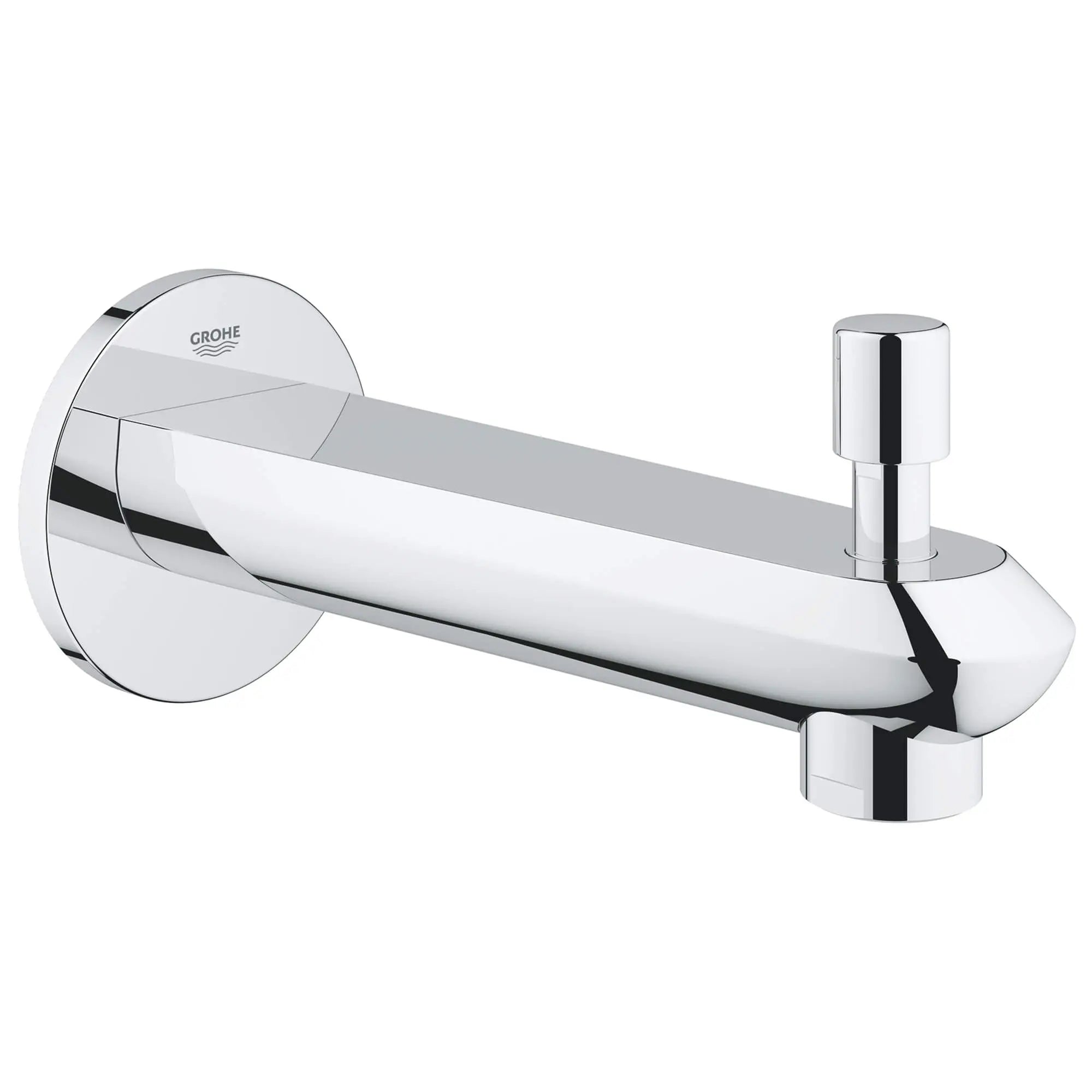 Bec pour baignoire // CHROME STARLIGHT GROHE // 12010_13283002-eurodisc-cosmopolitan-tub-spout-starlight-chrome_0_CDNwebp.webp
