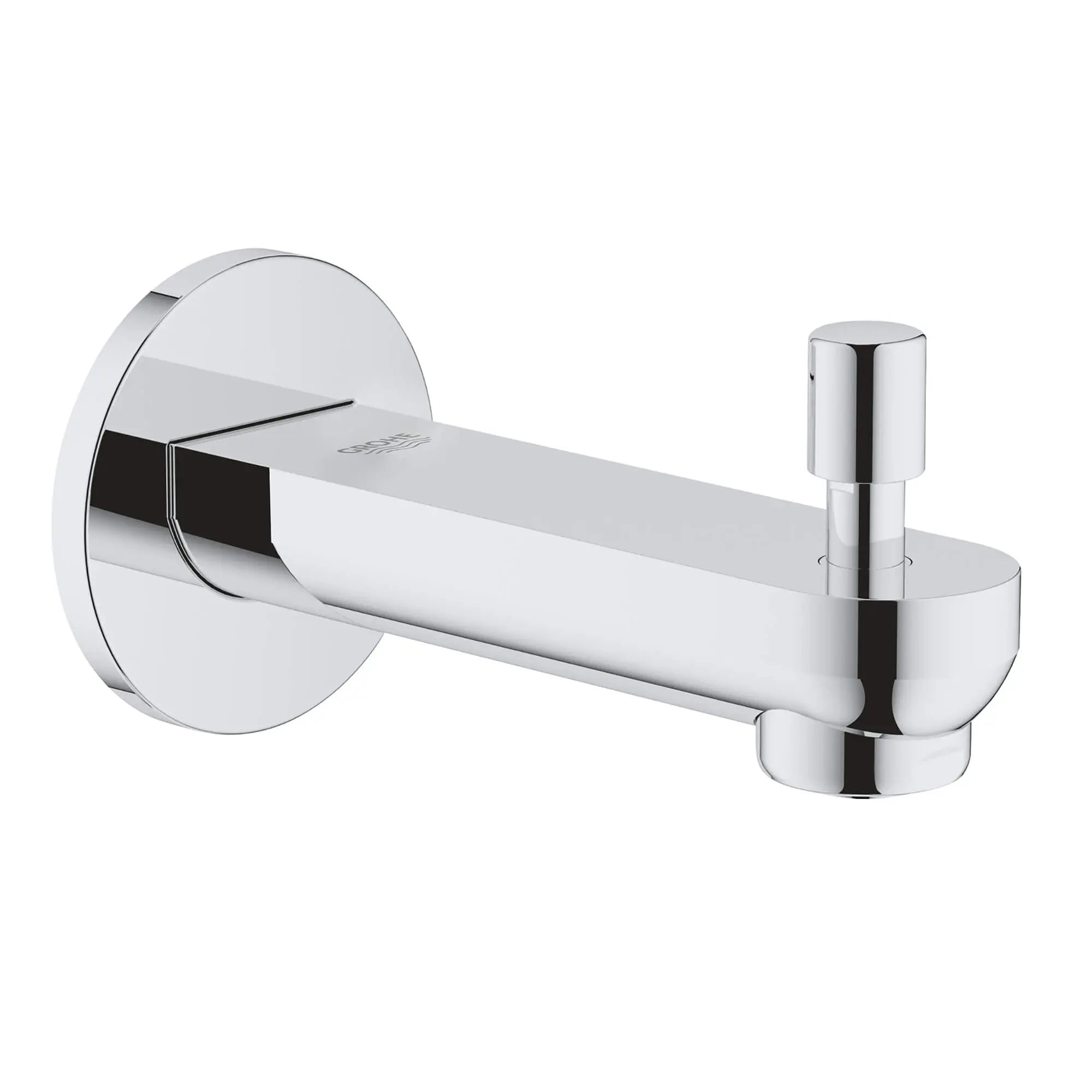 Bec de bain de 5 1?2 po avec inverseur // CHROME STARLIGHT GROHE // 12017_13287000-bauloop-tub-spout-starlight-chrome_0_CDNwebp.webp
