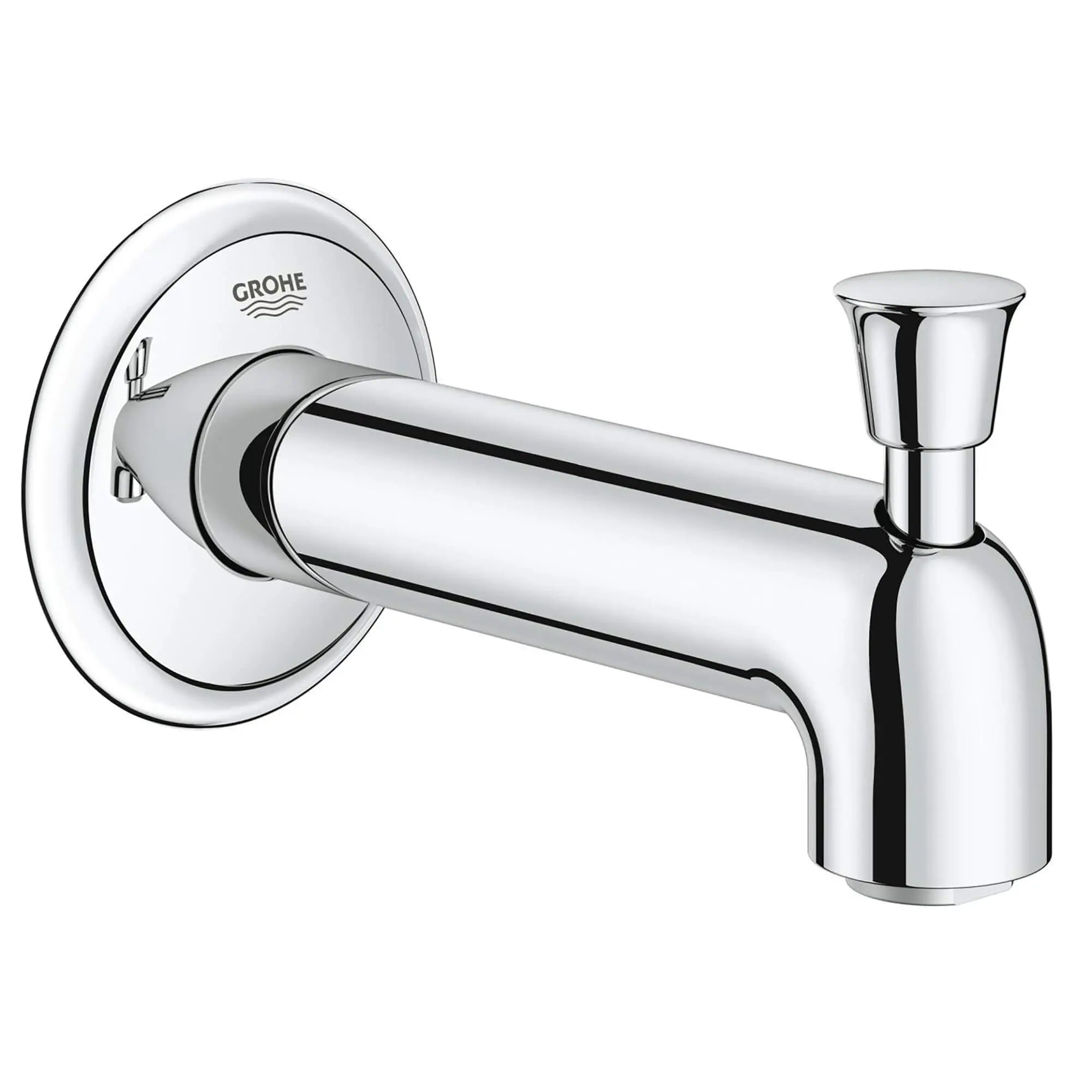 Fairborn Bec de bain avec inverseur // CHROME STARLIGHT GROHE // 12033_13344000-Fairborn-Diverter_Tub_Spout_0_CDNwebp.webp