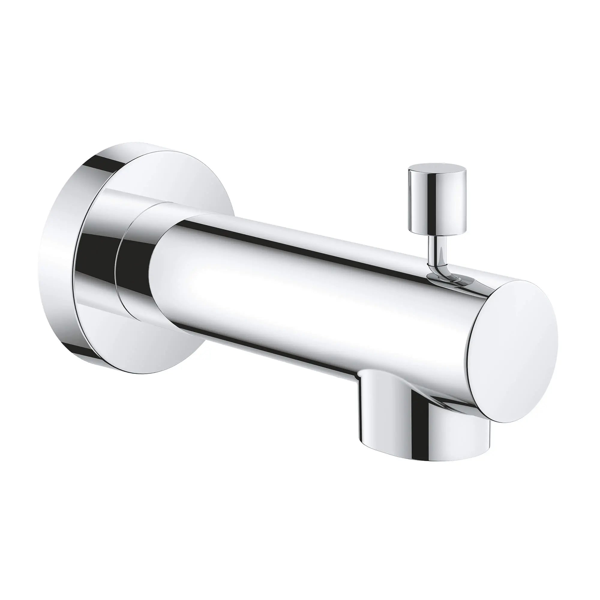 Bec de baignoire de 4 11?16 po avec inverseur // CHROME STARLIGHT GROHE // 12065_13366000-concetto-diverter-tub-spout-starlight-chrome_0_CDNwebp.webp