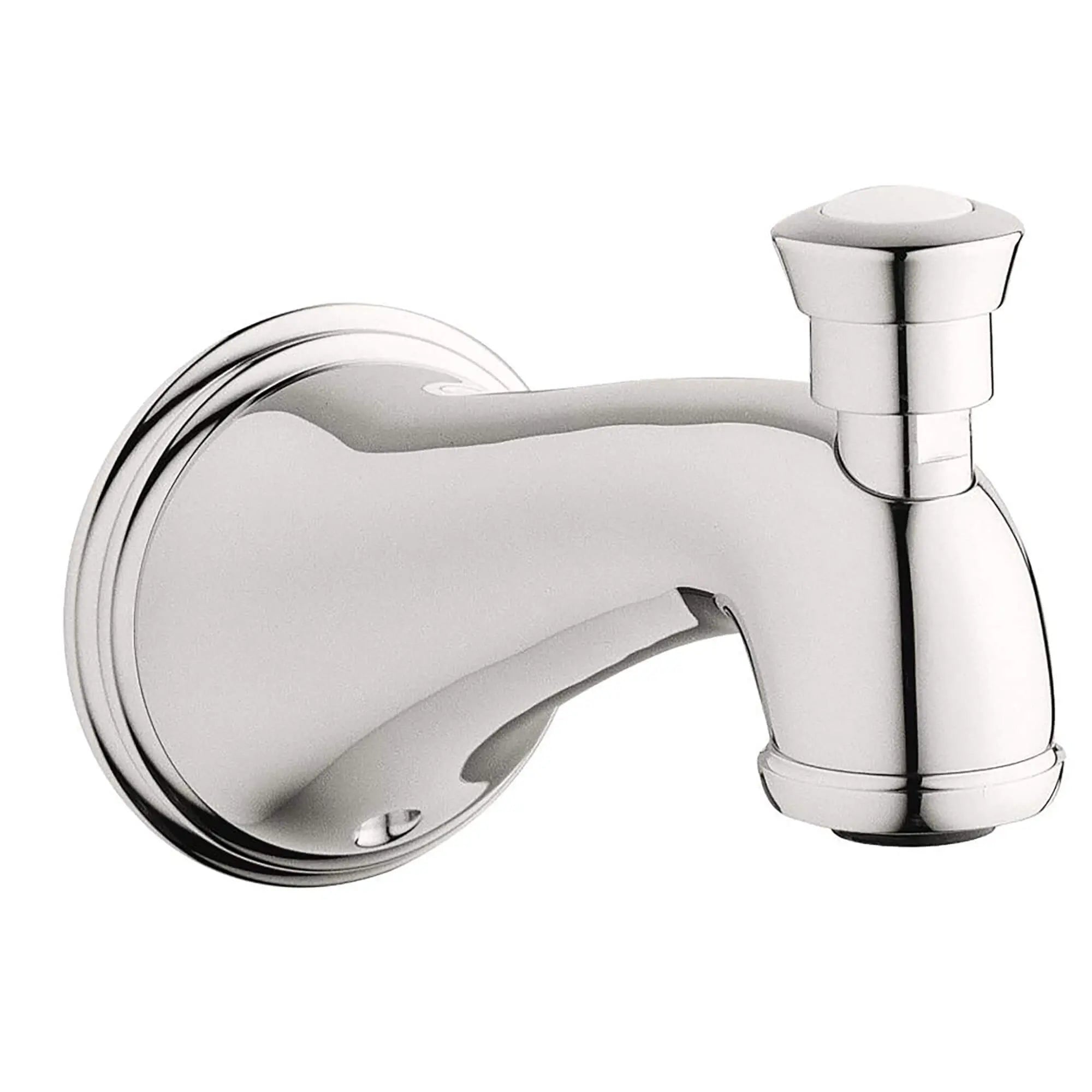Geneva Bec de bain avec inverseur de 6 po // NICKEL POLI  INFINITYFINISH // 12109_13610BE0-Geneva-Tub_Spout_with_Diverter_0_CDNwebp.webp