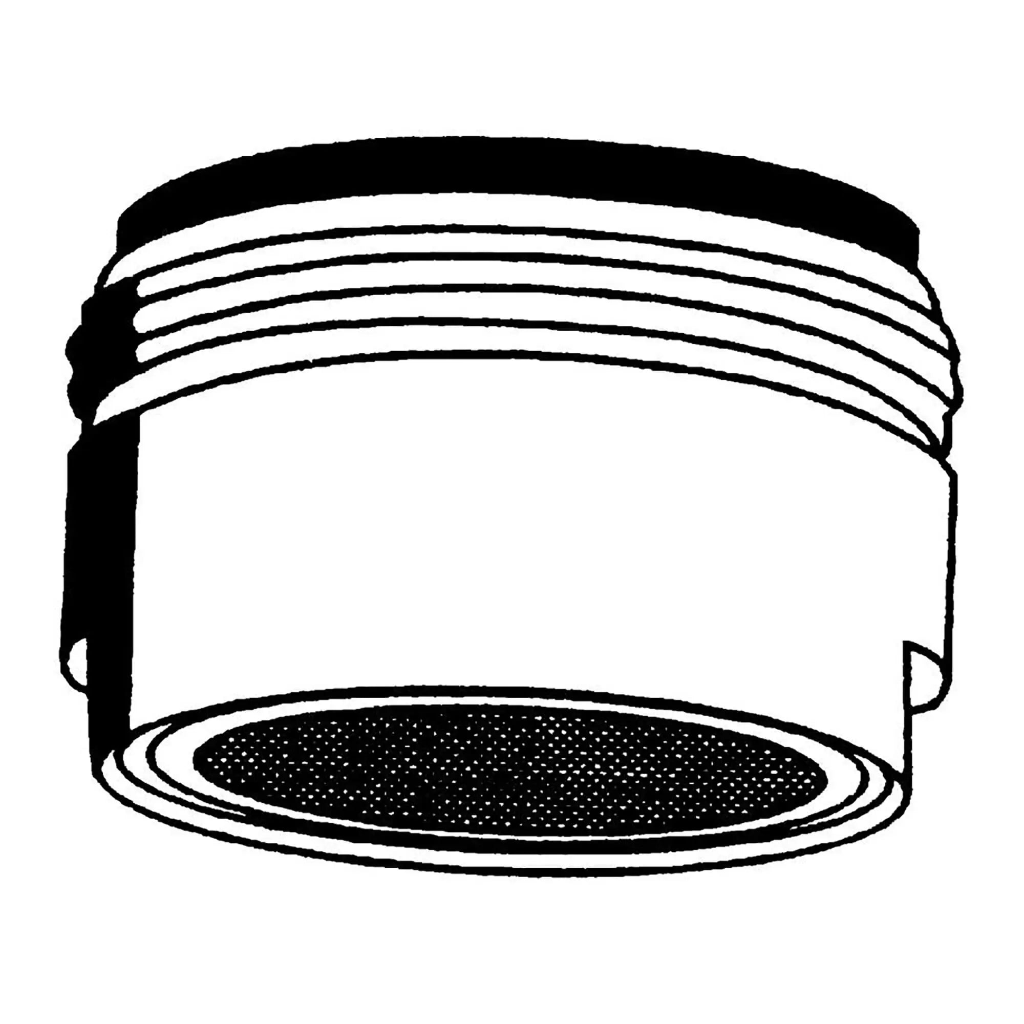 Régulateur de débit, filetage mâle // BRUSHED NICKEL INFINITYFINISH // 12171_13955EN0-Flow_straightener_0_CDNwebp.webp