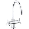 [18026000] Tri-Spoke Handles (Pair) - GROHE StarLight Chrome