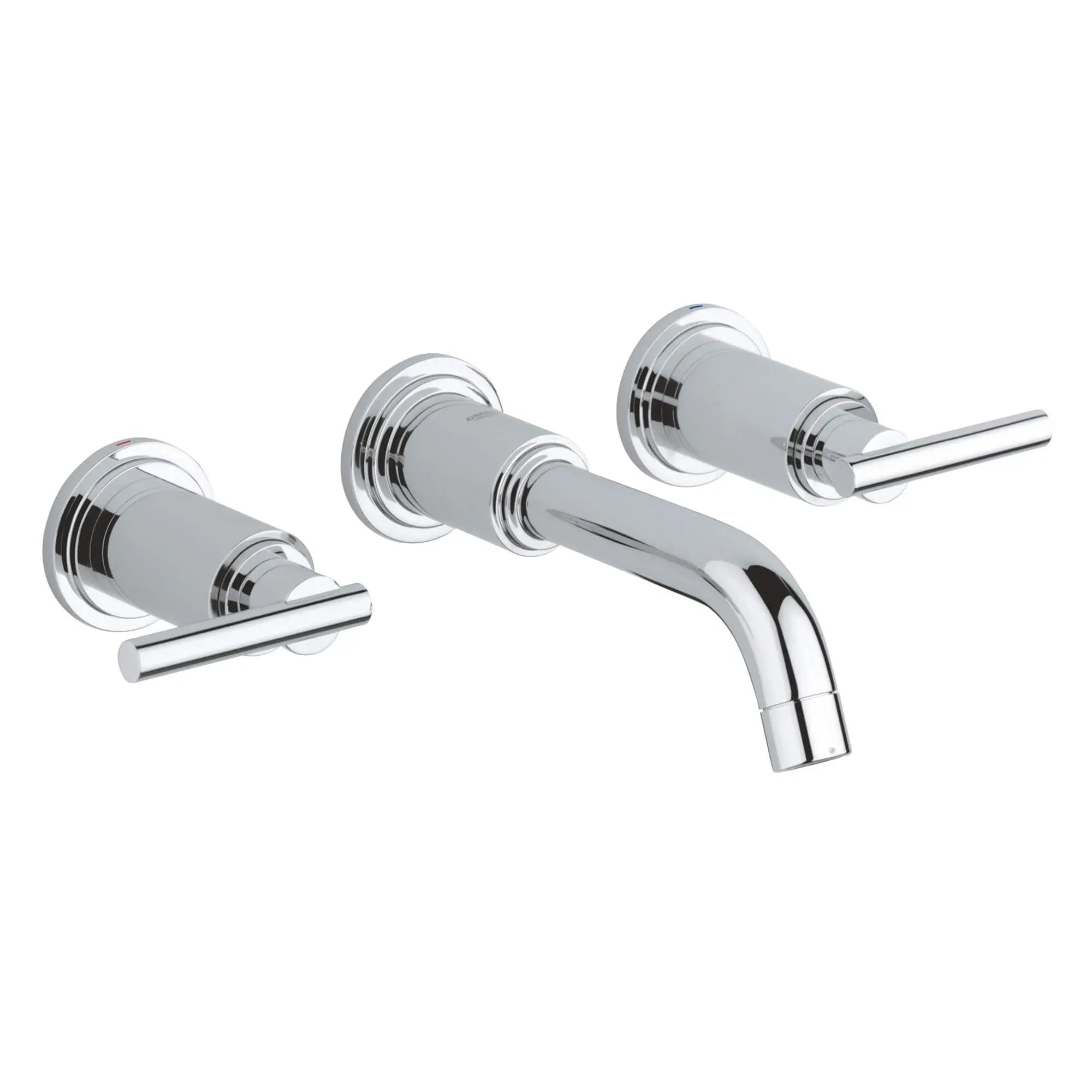 Manettes-leviers (la paire) // CHROME STARLIGHT GROHE // 12276_18027000-atrio-handle-starlight-chrome-12_0_CDNwebp.webp