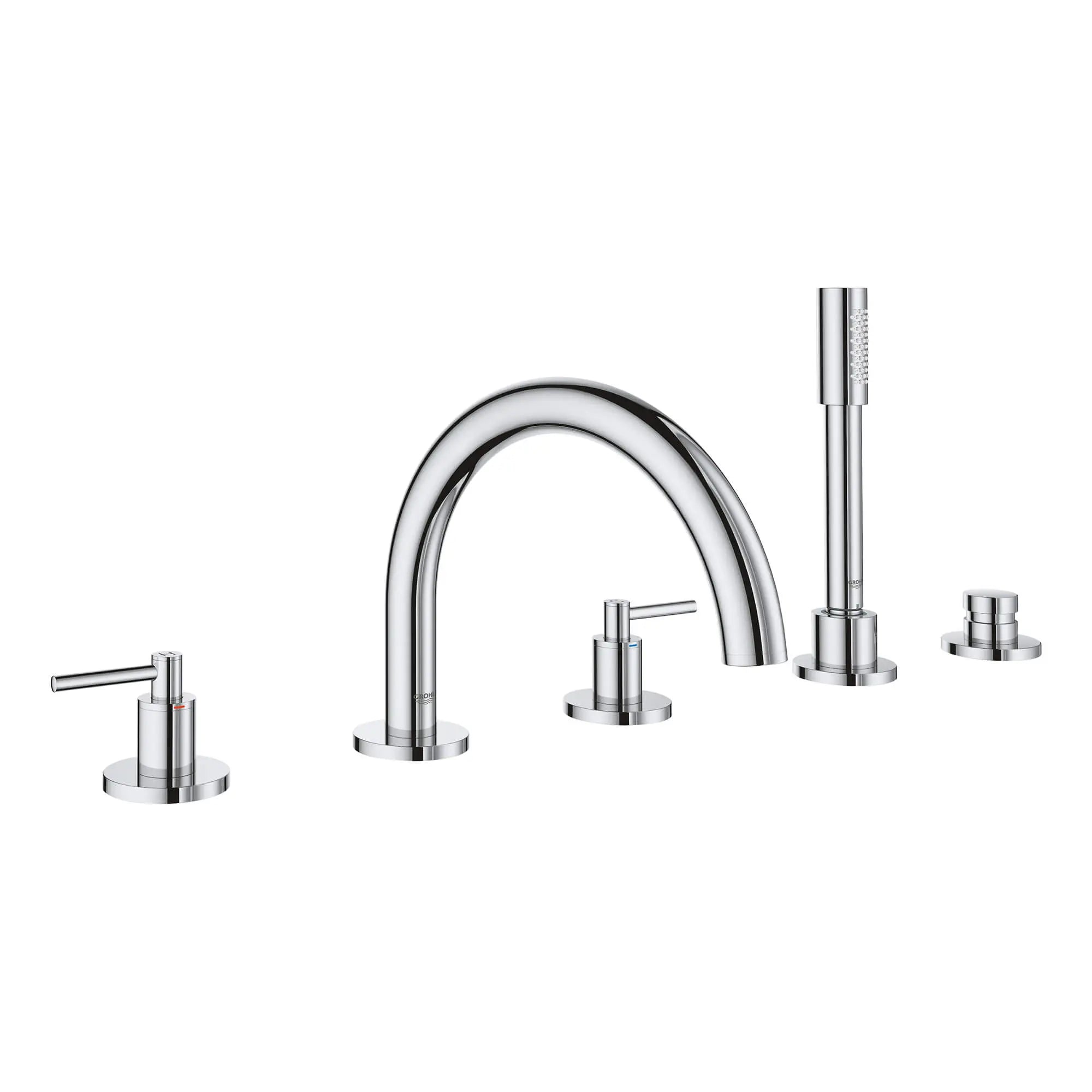 Manettes-leviers (la paire) // CHROME STARLIGHT GROHE // 12320_18034003-atrio-lever-handle-bath-starlight-chrome-3_0_CDNwebp.webp