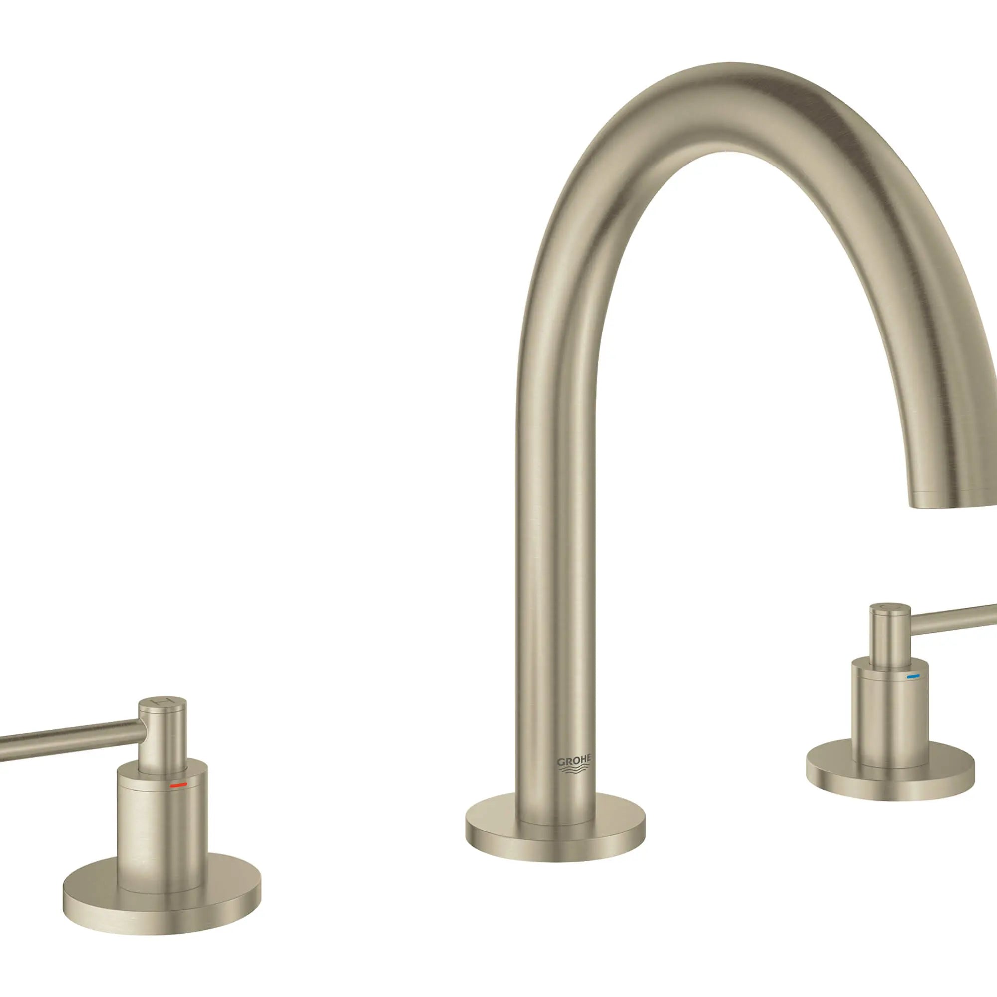 Manettes-leviers (la paire) // NICKEL BROSSÉ INFINITYFINISH // 12329_18034en3-atrio-lever-handle-bath-brushed-nickel-infinityfinish_0_CDNwebp.webp