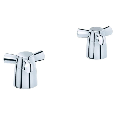 Manettes en croix (la paire) - Chrome StarLight GROHE