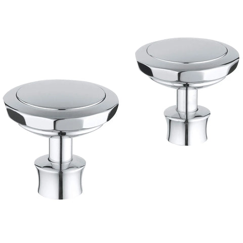 Kensington Manettes en cristal Swarovski (la paire) - Chrome StarLight GROHE