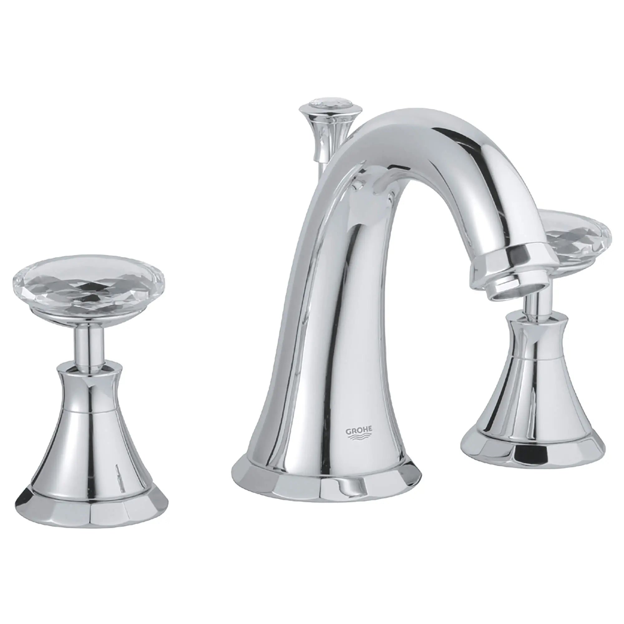 Kensington Manettes en cristal Swarovski (la paire) // GROHE STARLIGHT CHROME/SWAROVSKI® CRYSTAL // 12359_18086vp0-kensington-round-handle-chrome-swarovski-crystal-5_0_CDNwebp.webp