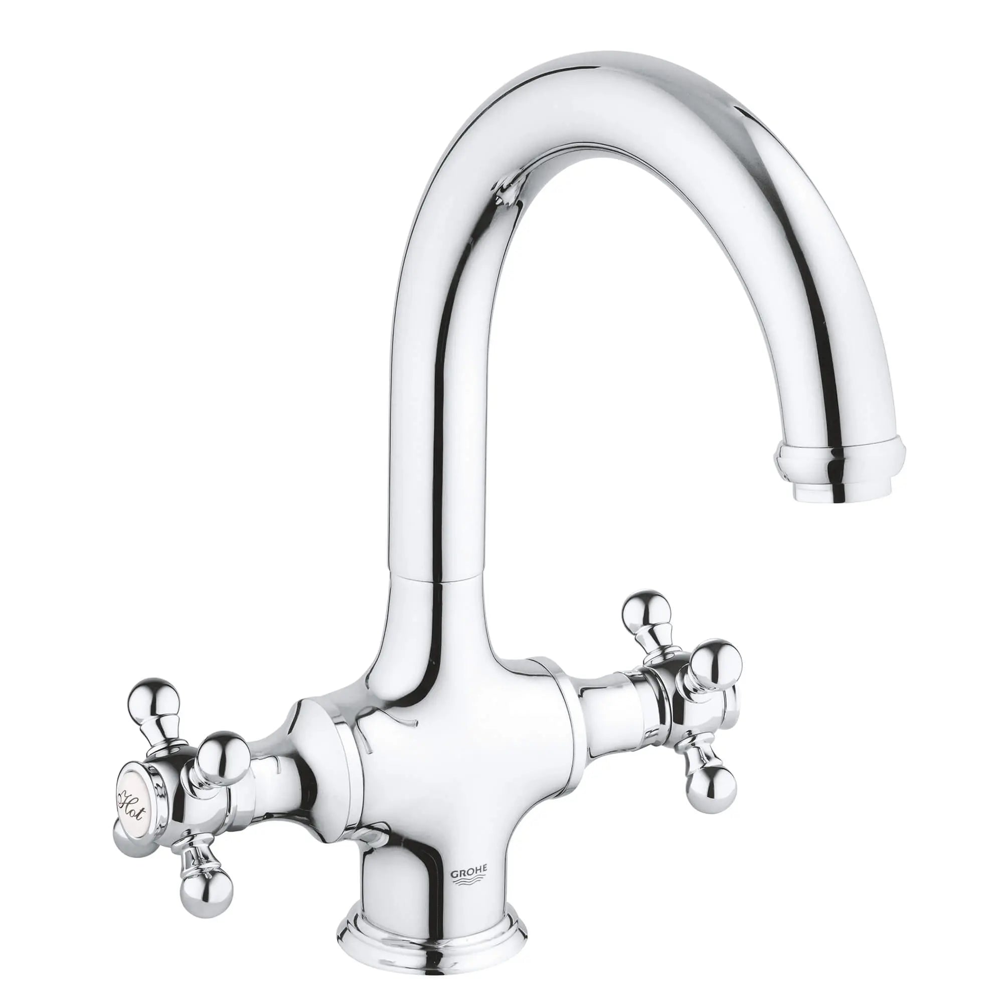 Poignée Levier Bridgeford // CHROME STARLIGHT GROHE // 12376_18173000-bridgeford-lever-handle-starlight-chrome-2_0_CDNwebp.webp