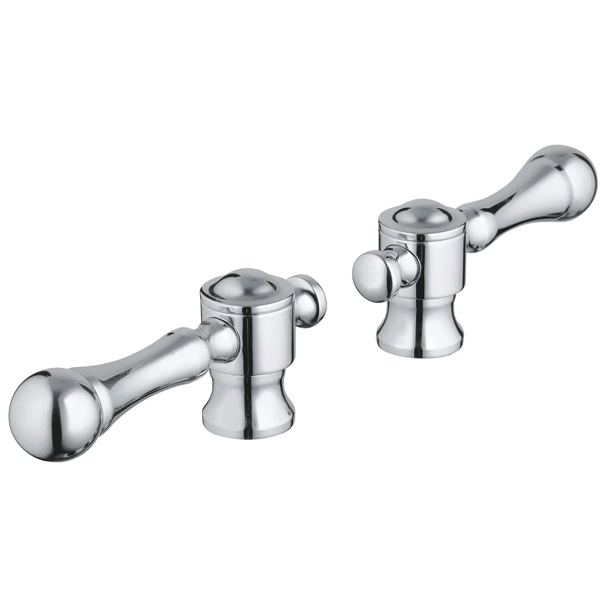 Manettes-leviers (la paire) // CHROME STARLIGHT GROHE // 12381_18244000-bridgeford-lever-handle-starlight-chrome_0_CDNwebp.webp