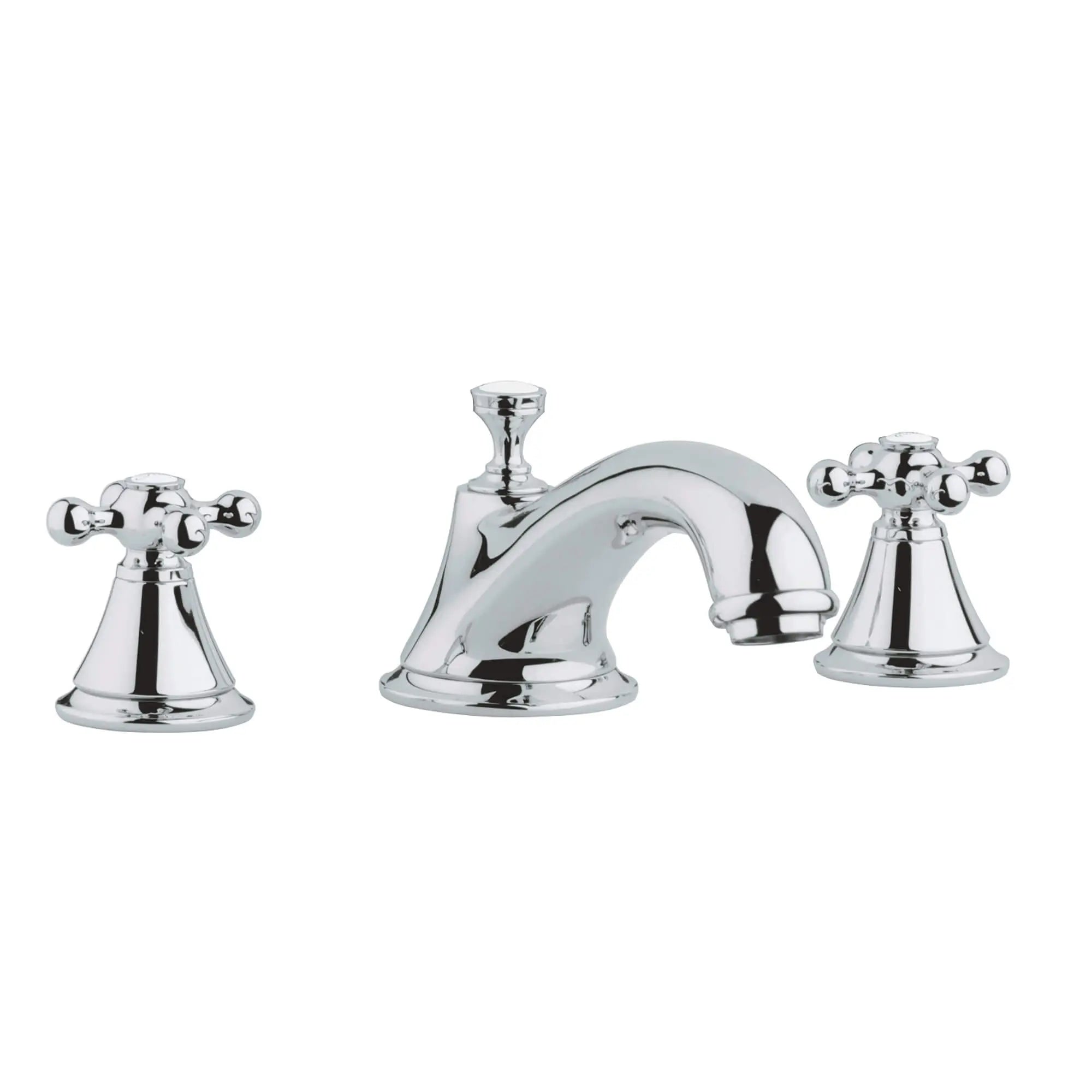 Seabury Manette en croix (la paire) // CHROME STARLIGHT GROHE // 12388_18731000-seabury-cross-handle-starlight-chrome-4_0_CDNwebp.webp