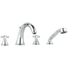 [18731000] Cross Handles (Pair) - GROHE StarLight Chrome