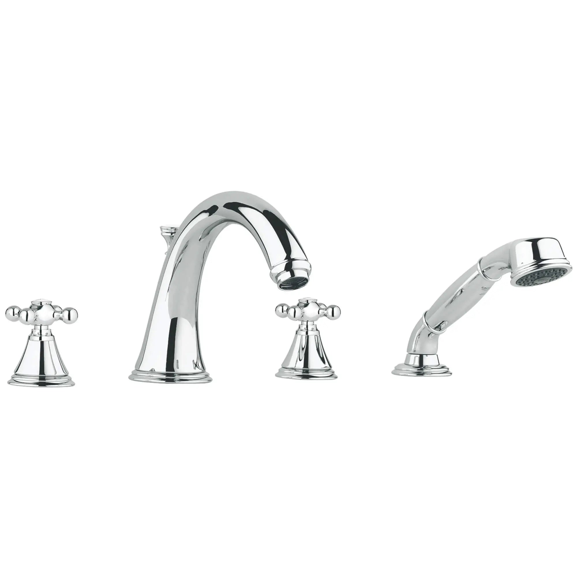Seabury Manette en croix (la paire) // CHROME STARLIGHT GROHE // 12389_18731000-seabury-cross-handle-starlight-chrome-5_0_CDNwebp.webp