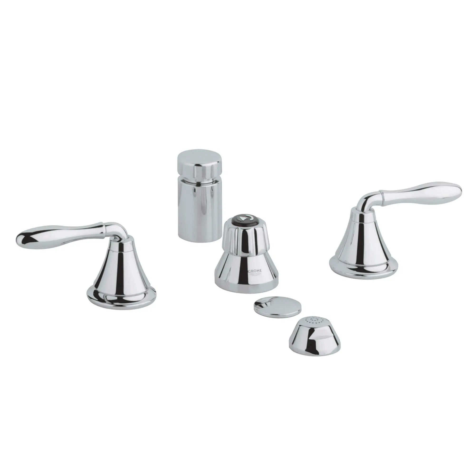 Manette-leviers (la paire) // CHROME STARLIGHT GROHE // 12402_18732000-seabury-lever-handle-starlight-chrome-2_0_CDNwebp.webp