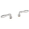 [18732BE0] Lever Handles (Pair) - GROHE StarLight Chrome