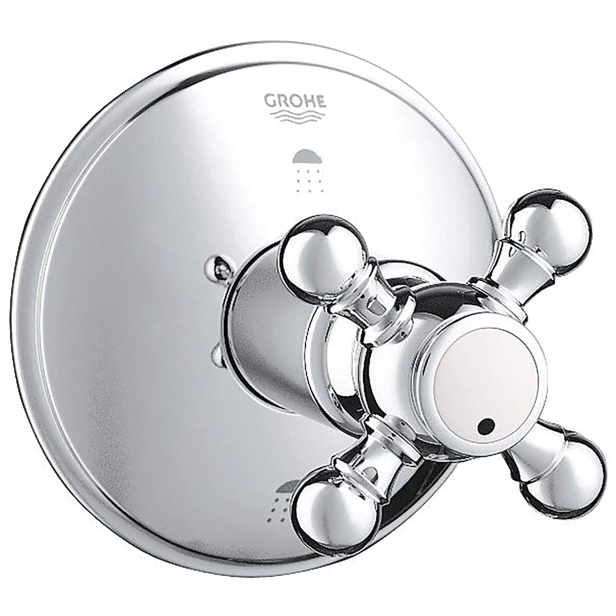 Geneva Garniture d’inverseur à 2 voies (pomme de douche / douchette) // CHROME STARLIGHT GROHE // 12538_19219000-Geneva-2-Way_Diverter_0_CDNwebp.webp