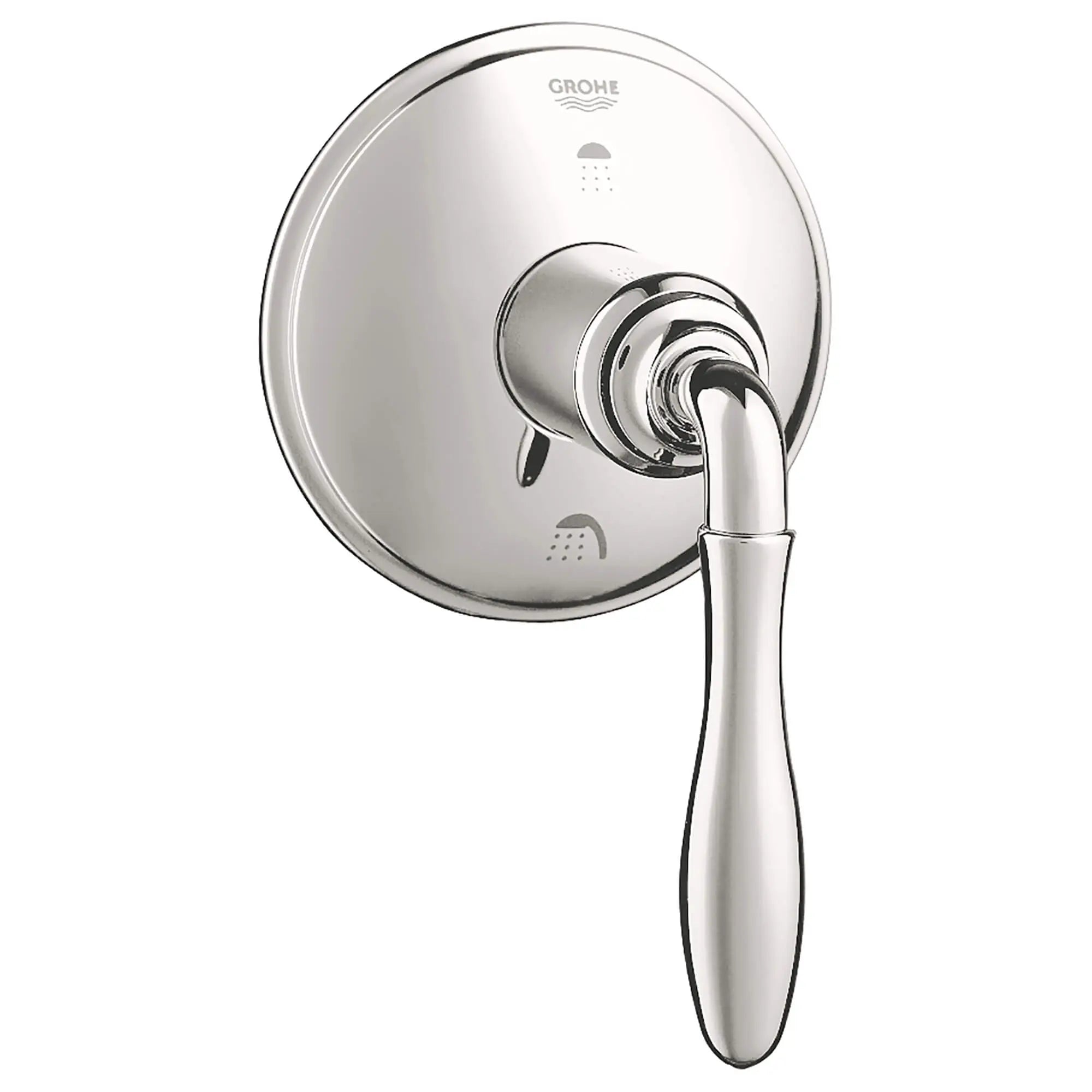 Seabury Garniture d’inverseur à 2 voies (pomme de douche / douchette) // NICKEL POLI  INFINITYFINISH // 12545_19221be0-seabury-2-way-diverter-polished-nickel-infinityfinish_0_CDNwebp.webp