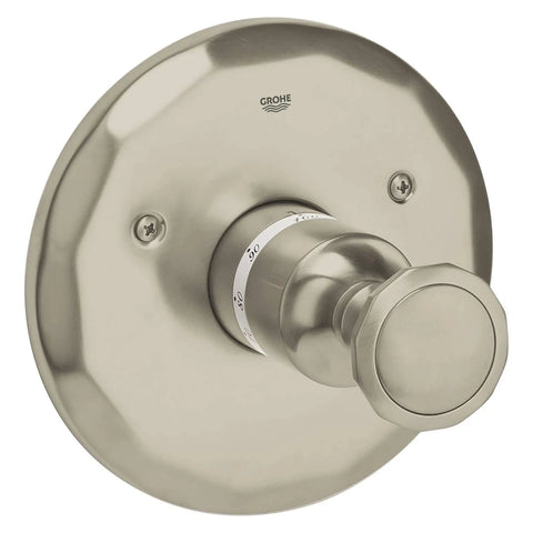 Kensington Garniture de valve thermostatique - Nickel brossé InfinityFinish