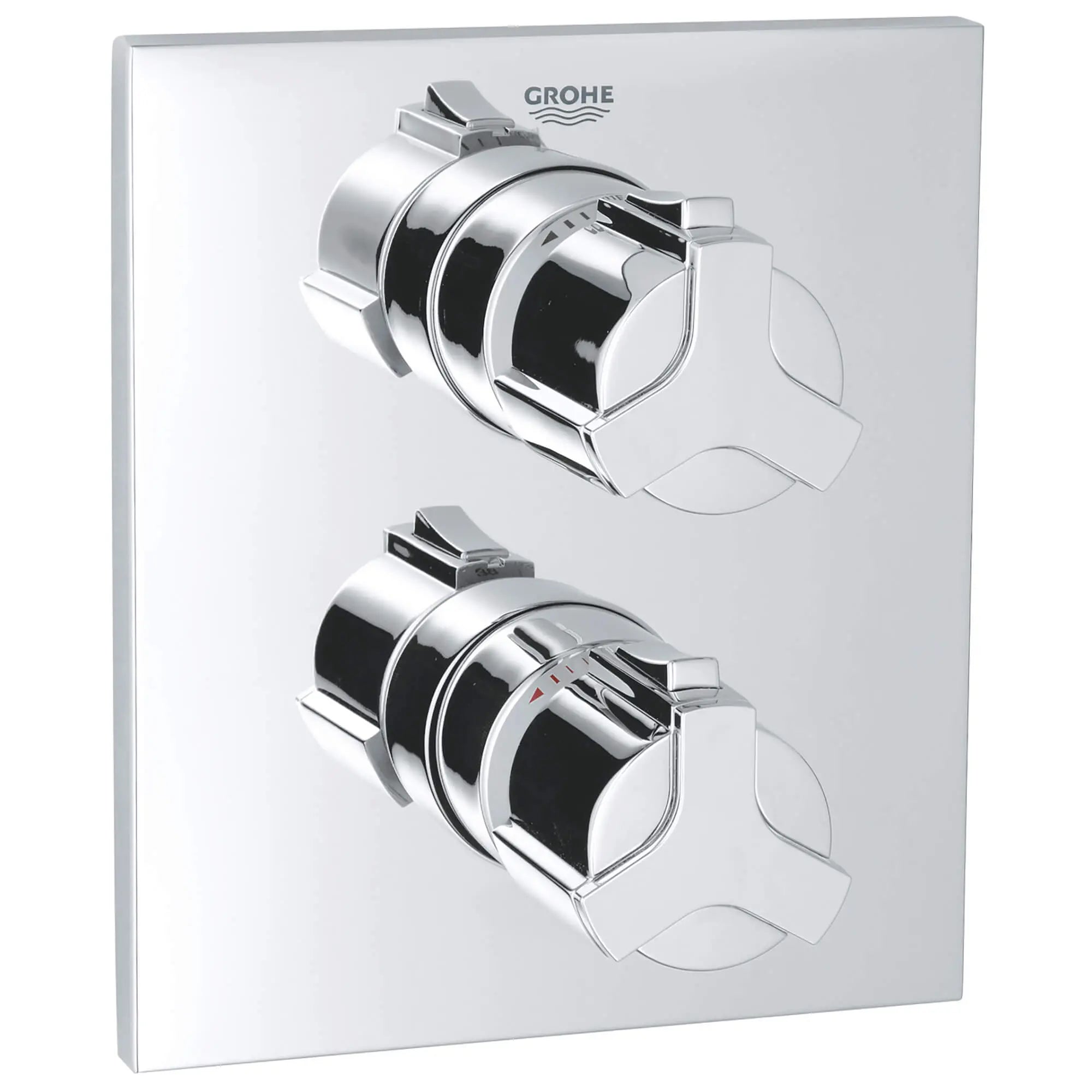 Mitigeur thermostatique douche // CHROME STARLIGHT GROHE // 12605_19304000-allure-thermostat-shower-valve-starlight-chrome_0_CDNwebp.webp