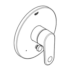 [19340EN2] Pressure Balance Valve Trim - Brushed Nickel InfinityFinish