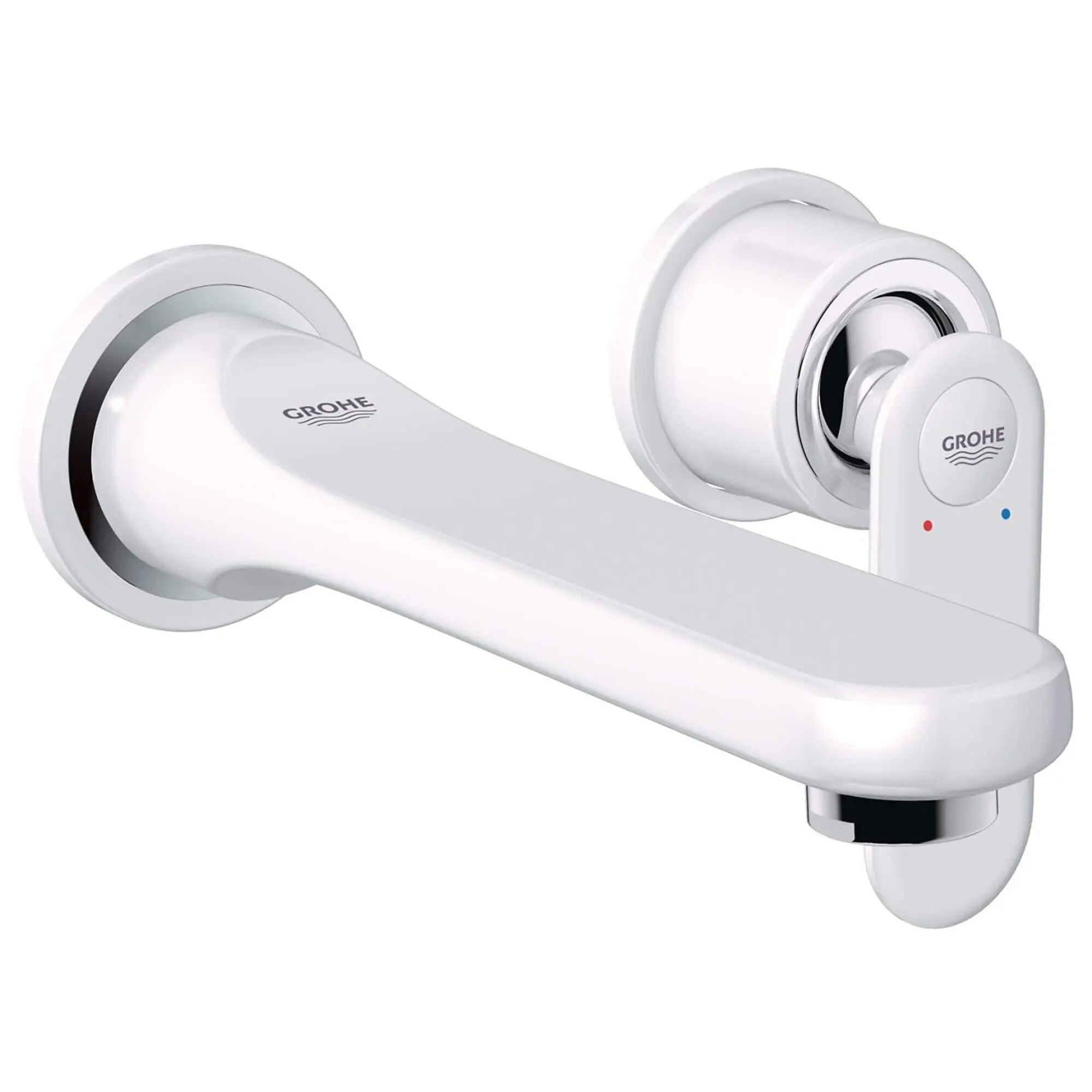 Mitigeur monocommande 2 trous lavabo // MOON WHITE // 12643_19343LS0-Veris-Single-Hole_Two-Handle_Bathroom_Faucet_0_CDNwebp.webp