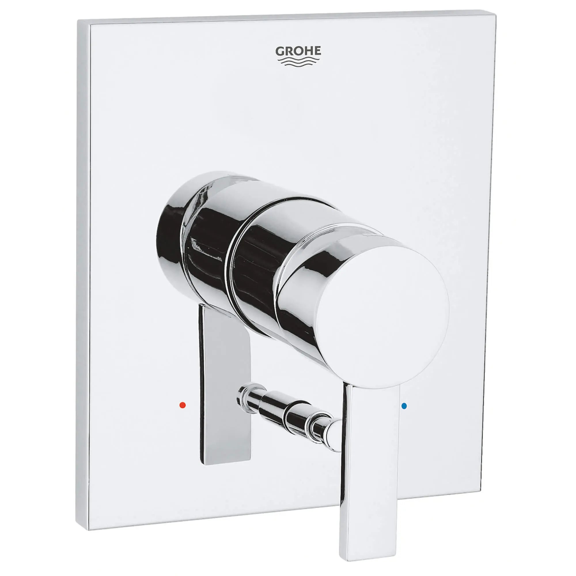 GROHE Allure Garniture d’obturateur régulateur de pression avec inverseur // CHROME STARLIGHT GROHE // 12665_19376000-allure-pressure-balance-valve-trim-starlight-chrome_0_CDNwebp.webp