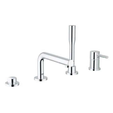 Facade pour combiné monocommande 4 trous -montage sur banquette - Chrome StarLight GROHE