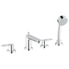 [19594000] BauLoop 4-H Roman Tub Comb. W.Shw. - GROHE StarLight Chrome