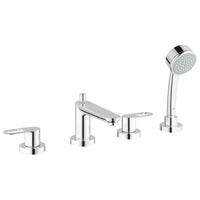 [19594000] BauLoop 4-H Roman Tub Comb. W.Shw. - GROHE StarLight Chrome