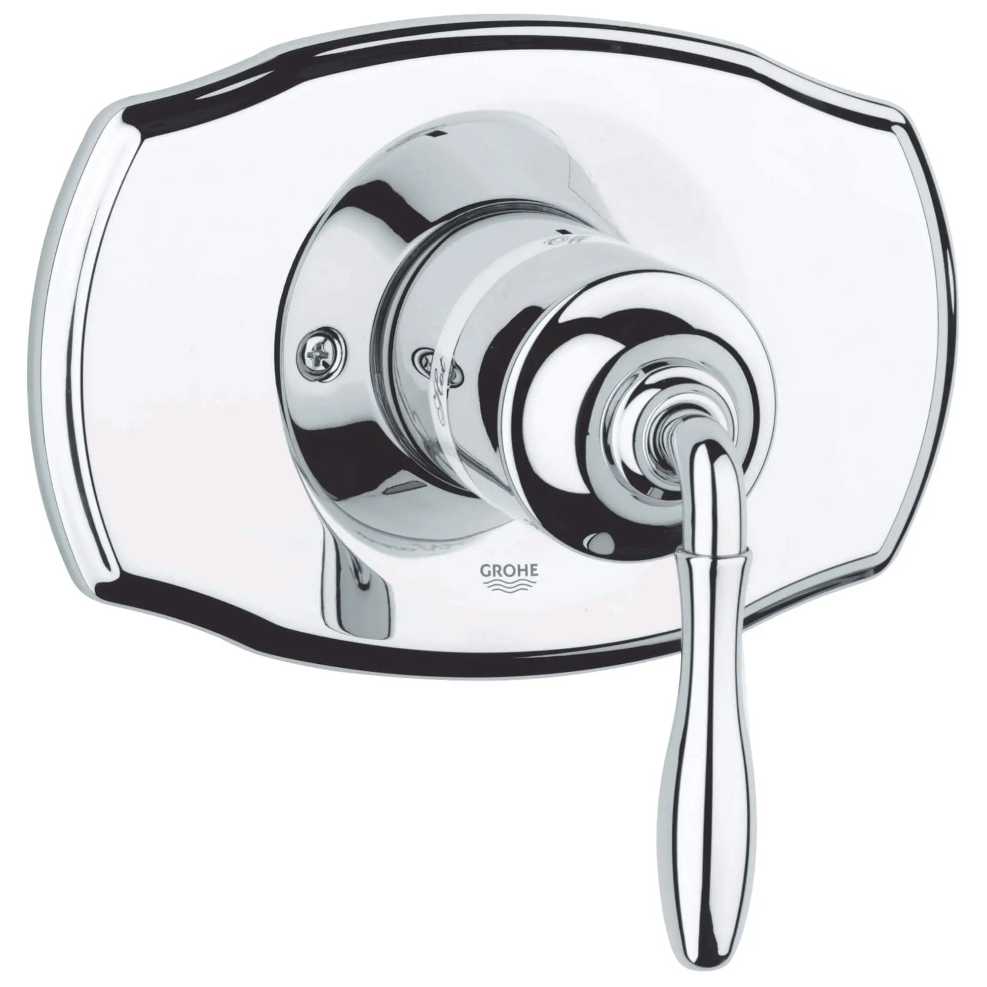 Seabury Garniture d’obturateur régulateur de pression // CHROME STARLIGHT GROHE // 12805_19708000-seabury-pressure-balance-valve-trim-starlight-chrome_0_CDNwebp.webp