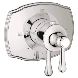 [19825BE0] Dual Function Thermostatic Valve Trim - GROHE StarLight Chrome