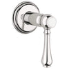 [19837BE0] Volume Control Valve Trim with Lever Handle - GROHE StarLight Chrome