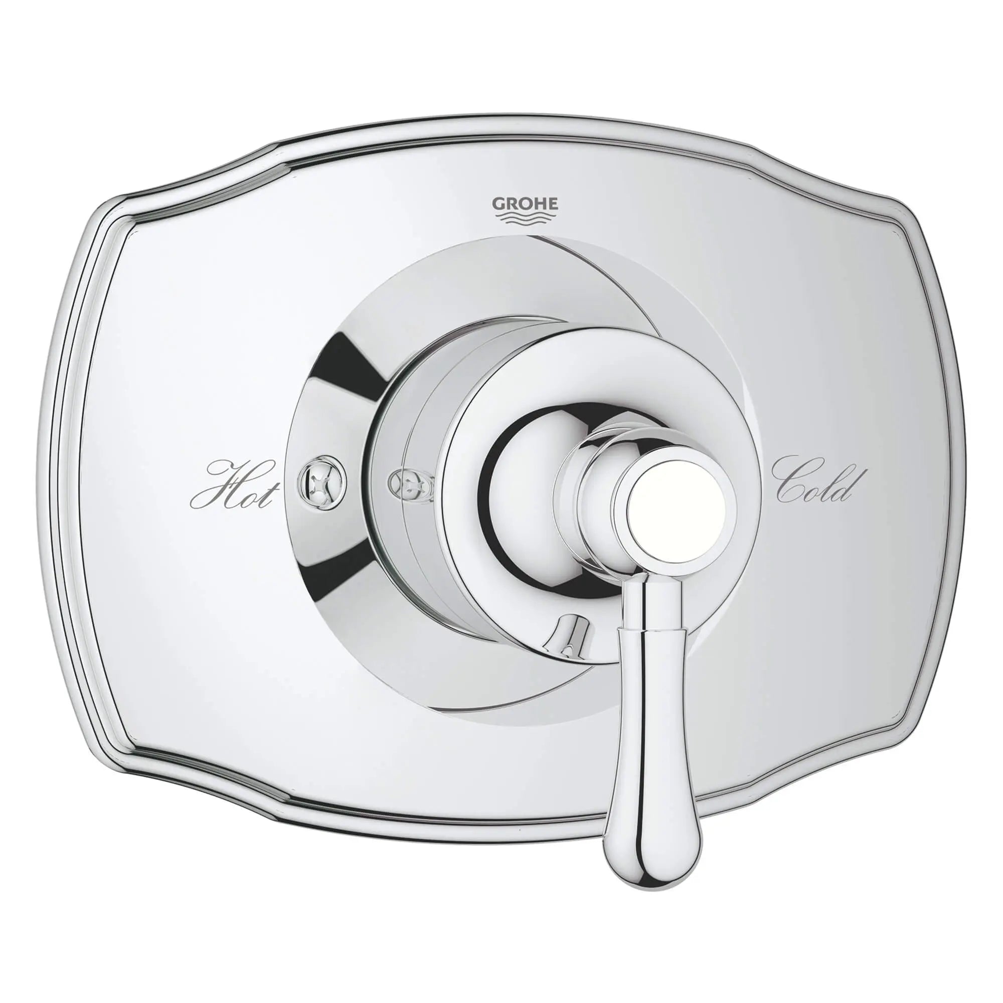 GrohFlex Authentic Garniture d’obturateur régulateur de pression à fonction simple avec module de contrôle // CHROME STARLIGHT GROHE // 12889_19843000-grohtherm-2000-authentic-single-function-valve-trim-kit-with-control-module-starlight-chrome-2_0_CDNwebp.webp