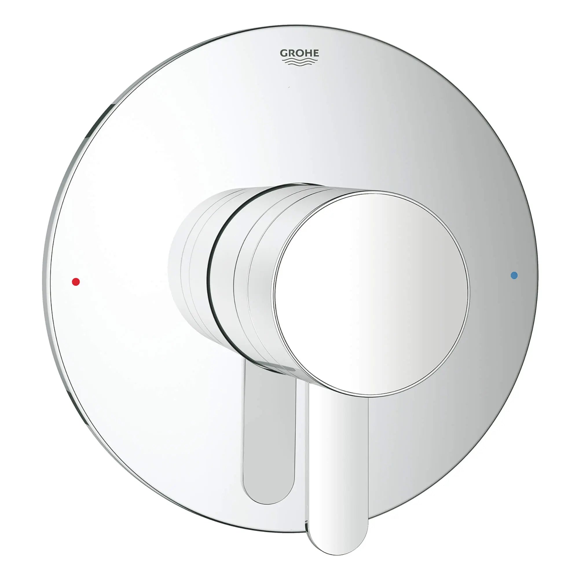 GrohFlex Cosmopolitan Garniture d’obturateur régulateur de pression à fonction simple avec module de contrôle // CHROME STARLIGHT GROHE // 12946_19880000-europlus-single-function-valve-trim-kit-with-control-module-starlight-chrome_0_CDNwebp.webp